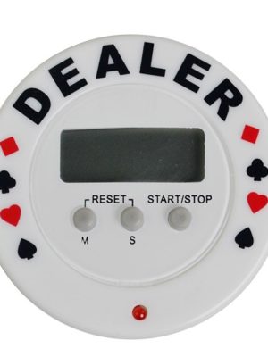 טיימר דיגיטלי מקצועי לפוקר – Pro Digital Dealer & Timer, מבט חזית